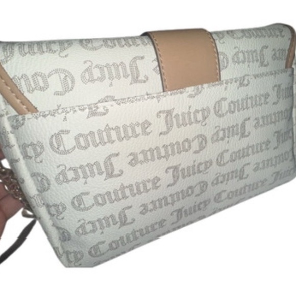 Juicy Couture White and Tan Shoulder Bag - Picture 2 of 4